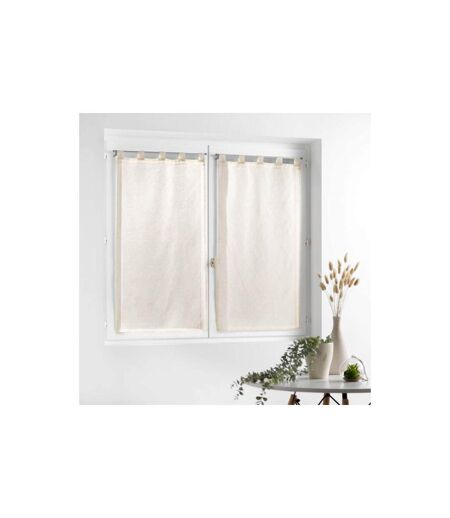 Paire de Voilages Norine 60x90cm Naturel