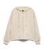 Sweat zippé beige femme vero moda hali-1