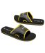 Men's Casual Beach Sliders - Grey Black