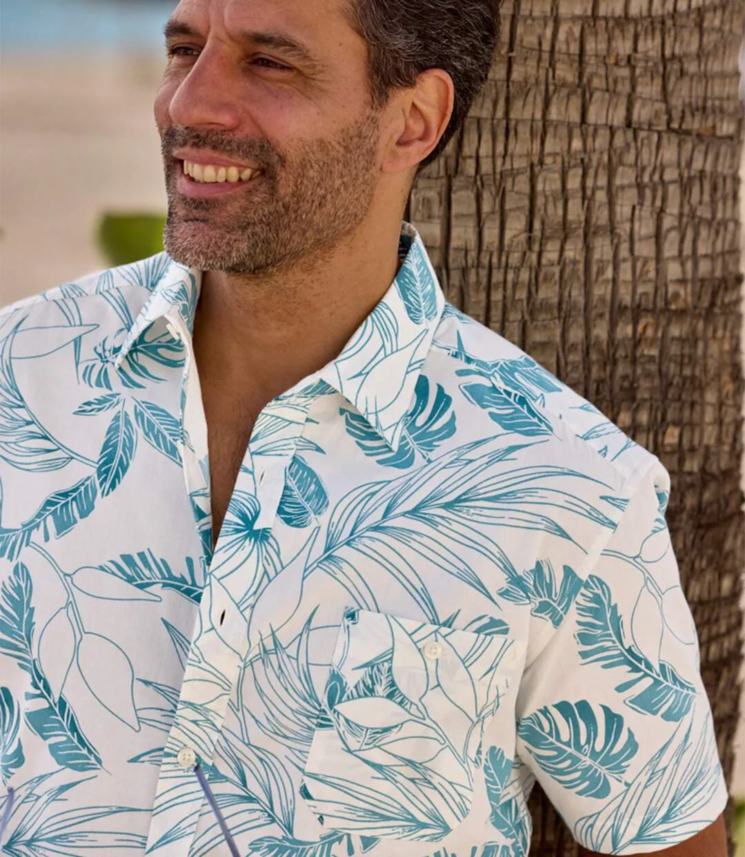 Sommerhemd ,,Hawaii" aus Popelin-2