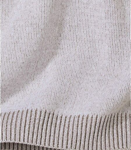 Men's Stylish Marl Gray Sweater