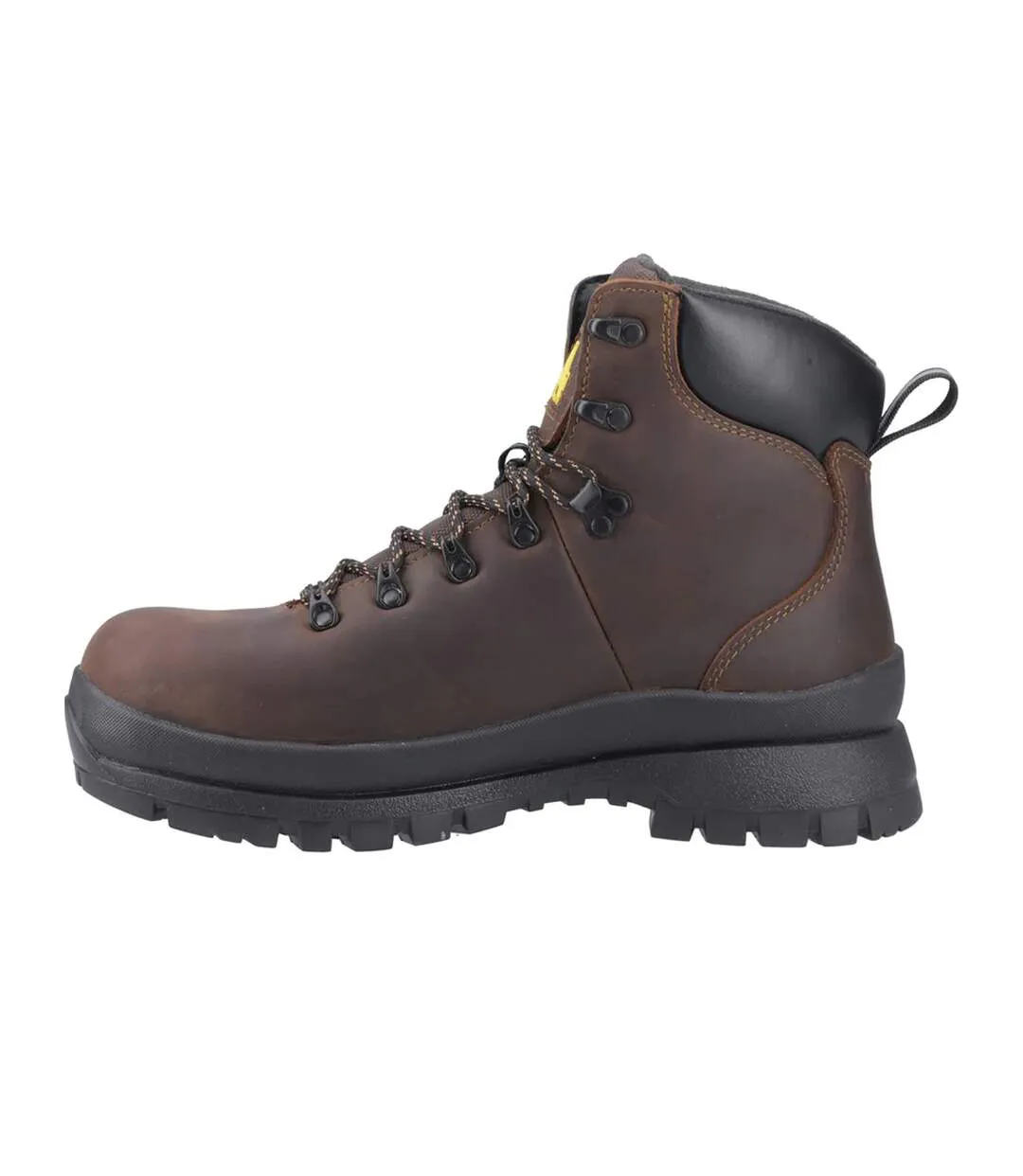 Mens 194 Grizedale S7s Cow Leather Safety Boots Brown Amblers-3