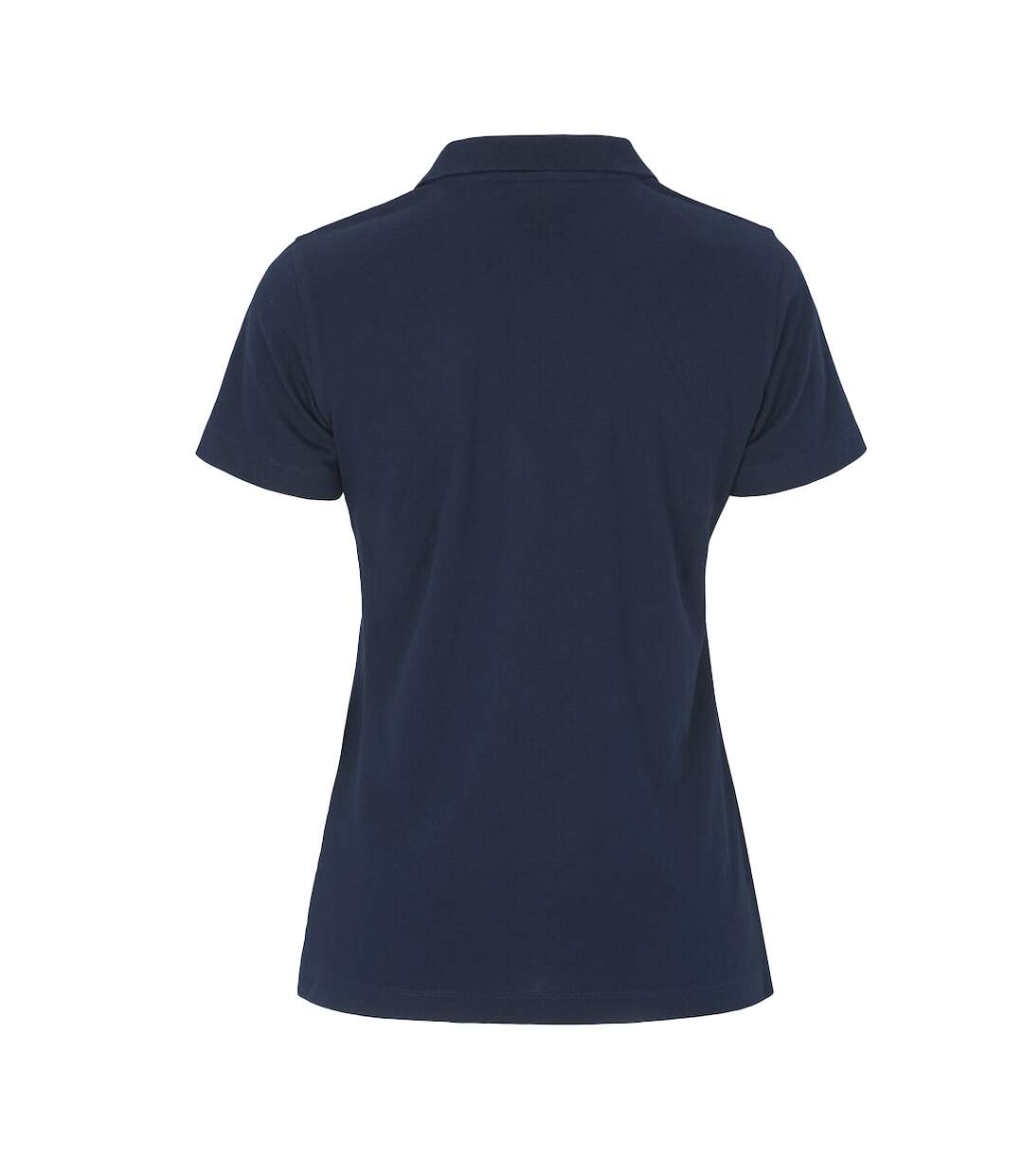 Womens/ladies pique stretch polo shirt navy Cottover-2