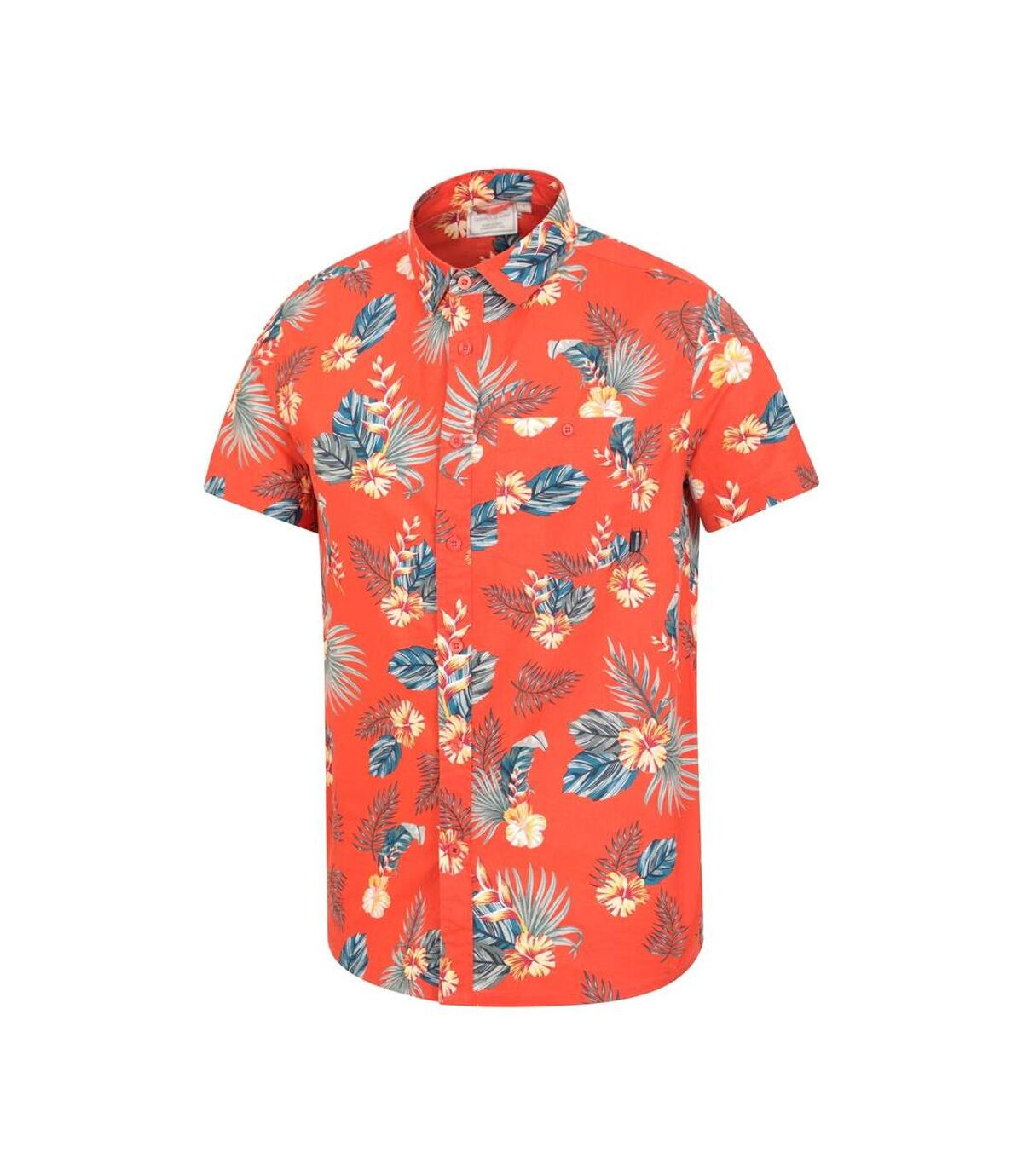 Mountain Warehouse Mens Hawaiian Short-Sleeved Shirt (Orange)