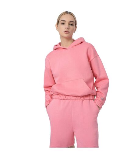 Sweat À Capuche F255 Femme Rose 4F