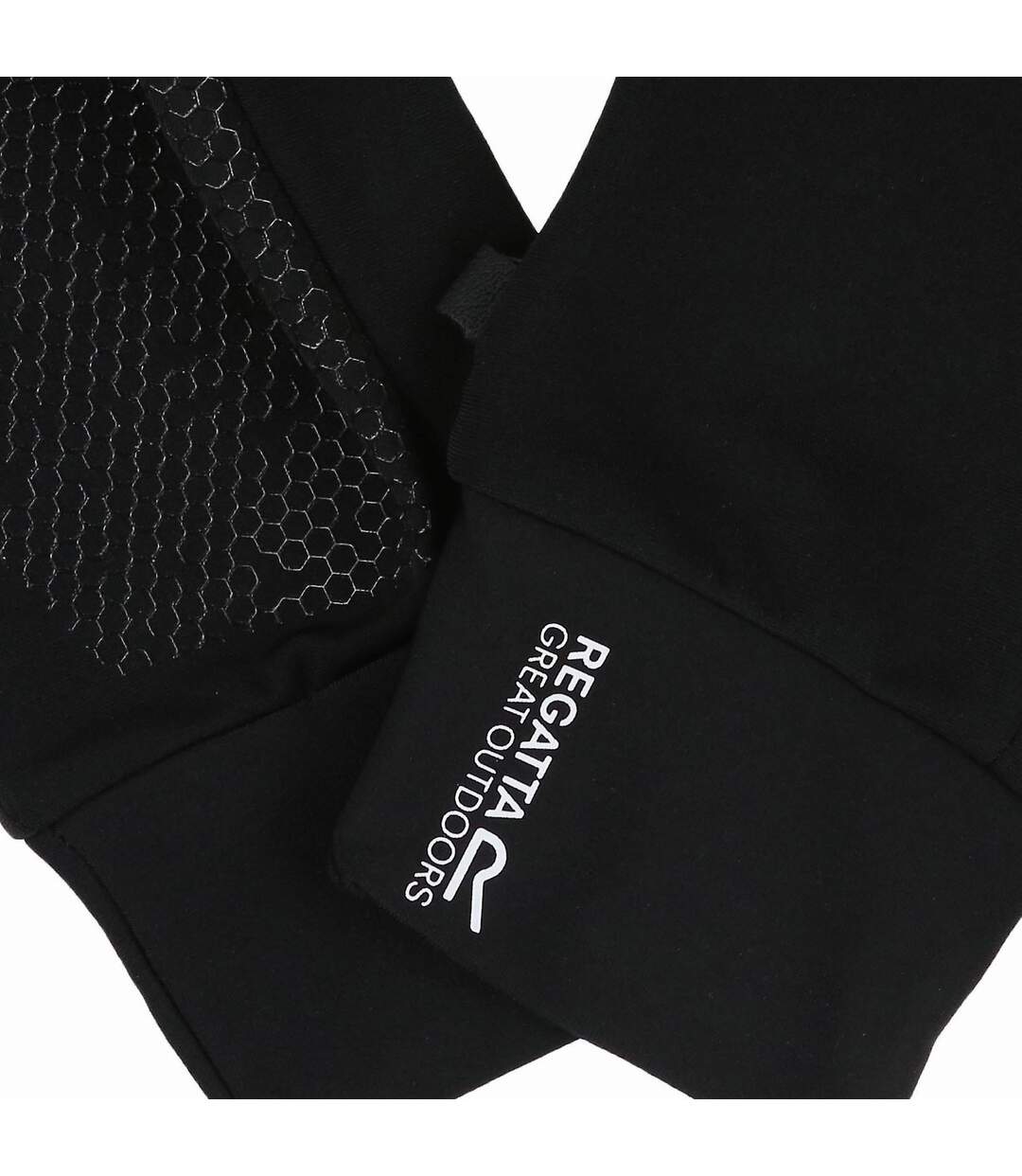 Unisex Adult Touchtip Stretch Ii Touch Gloves Black Regatta-3