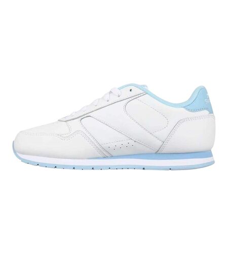 Baskets Femme Blanc Bleu Poudré Slazenger