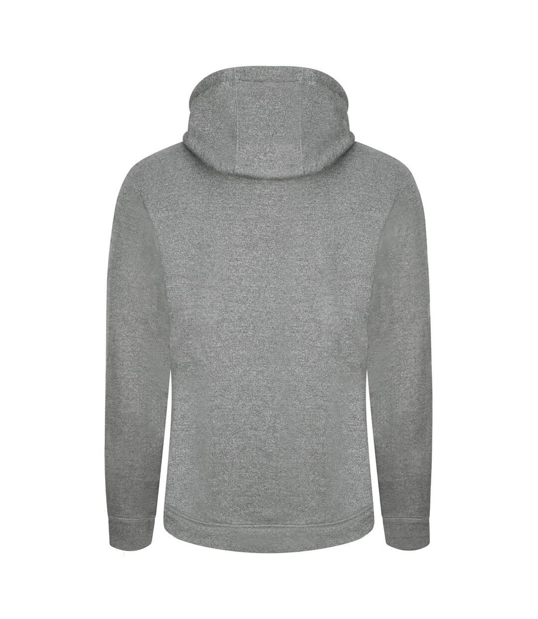 Sweat À Capuche Sports Adulte Gris Chiné Awdis-2