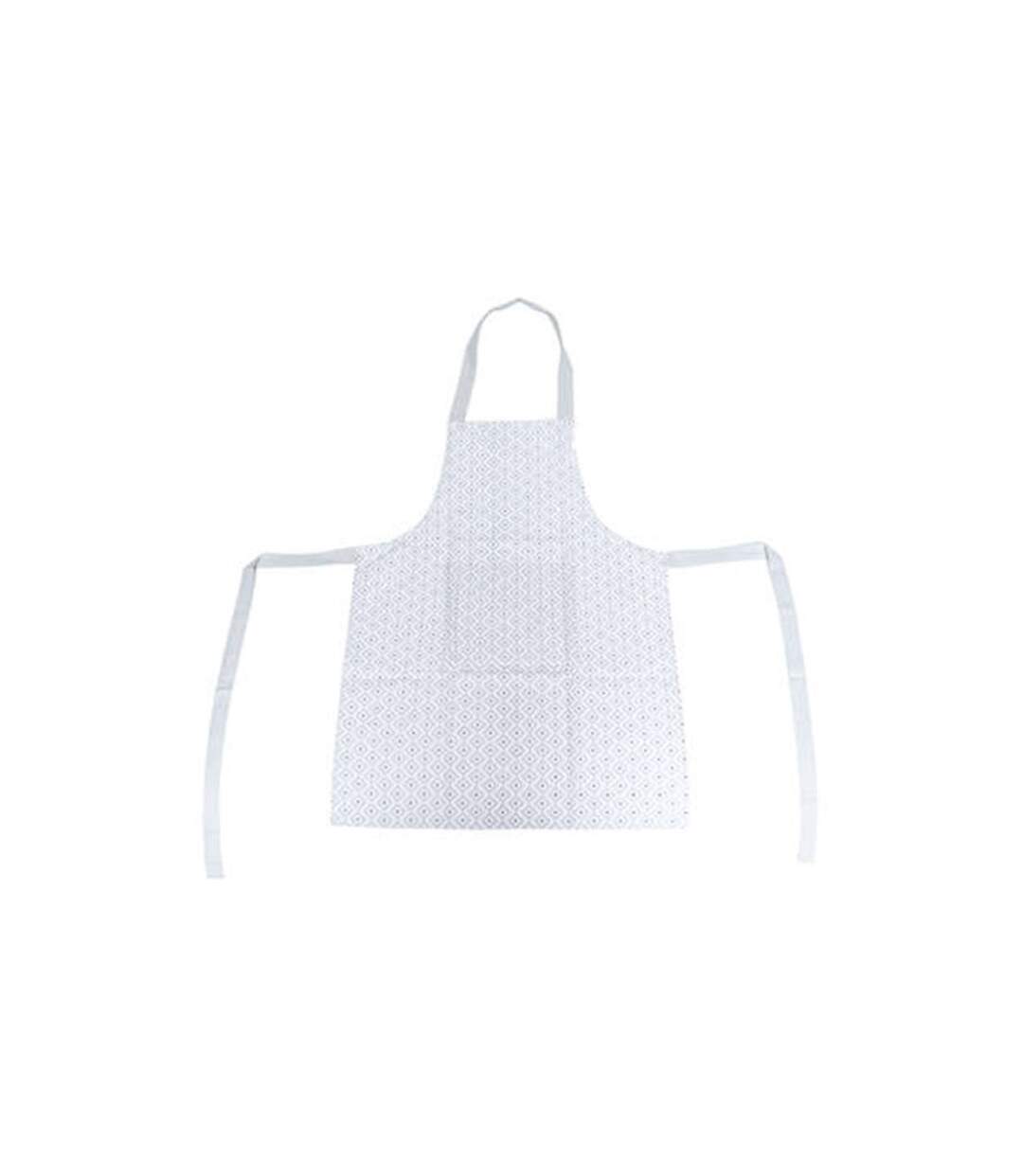 Tablier de Cuisine Imprimé Etnik 80cm Gris-1