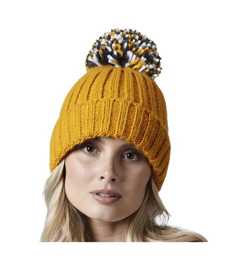 Beechfield Unisex Adult Hygge Beanie (Mustard Yellow)