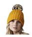 Bonnet hygge adulte jaune foncé Beechfield