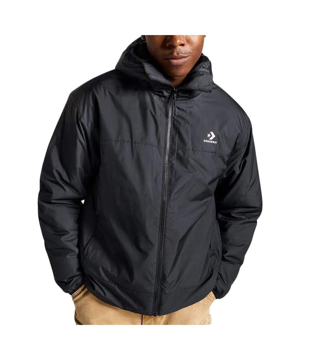 Veste noir homme converse foundation primaloft-1