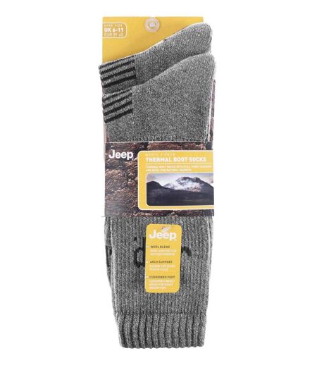 2 Pack Mens Wool Mix Boot Socks | Heavy Duty Socks