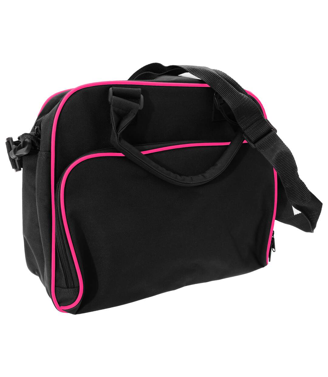 Lot de 2  Sac de danse messager 15 litres taille unique noir/fuschia Bagbase-2