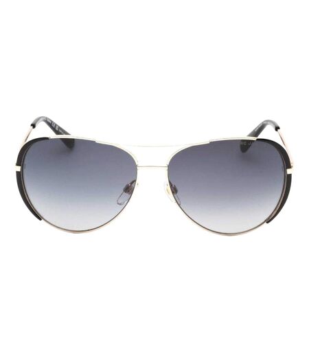 Womens/ladies Logo Sunglasses One Size Dark Grey Gold Marc Jacobs