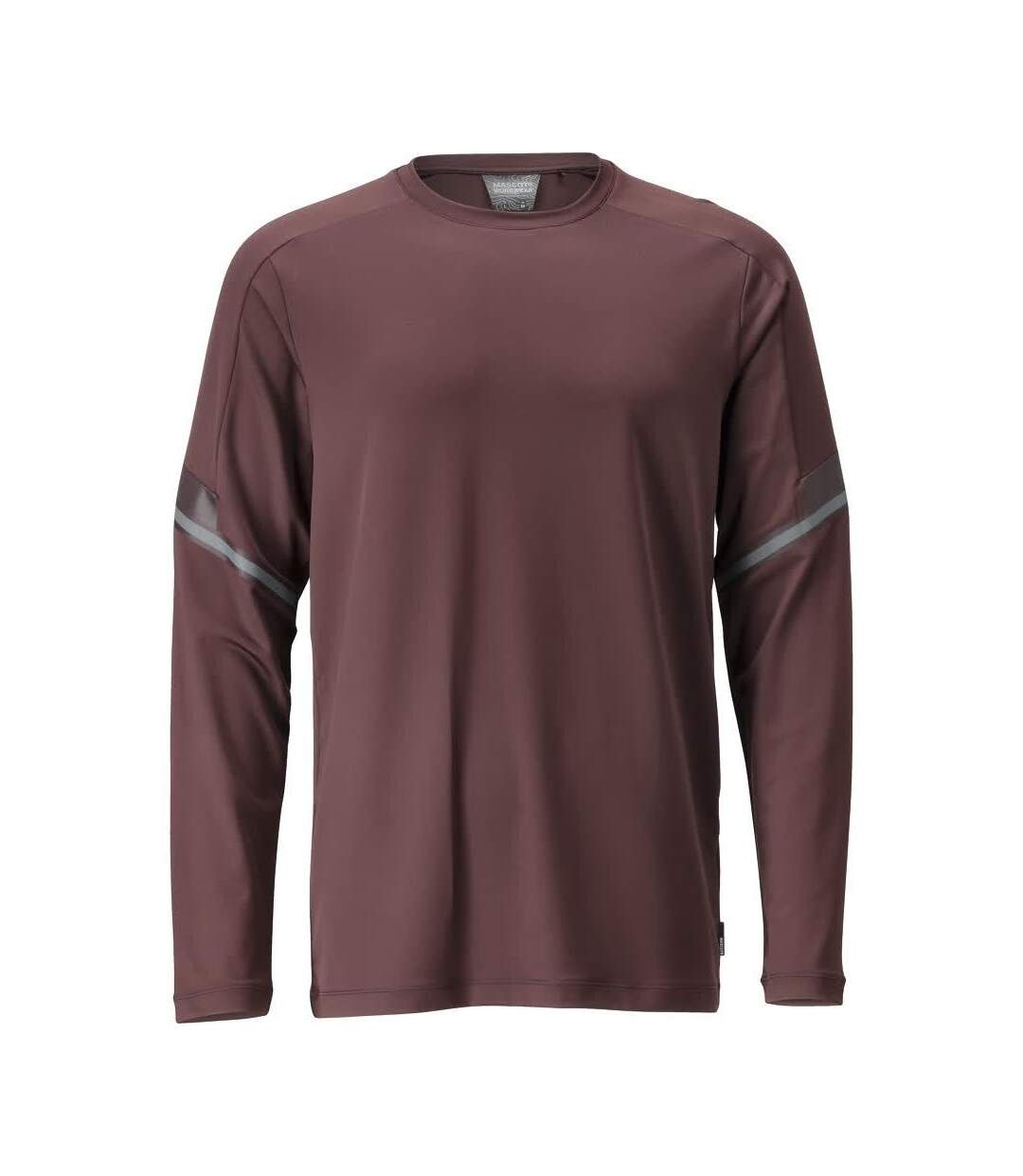 T-shirt Manches Longues Customised Homme Bordeaux Mascot-1