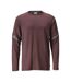 T-shirt Manches Longues Customised Homme Bordeaux Mascot-1