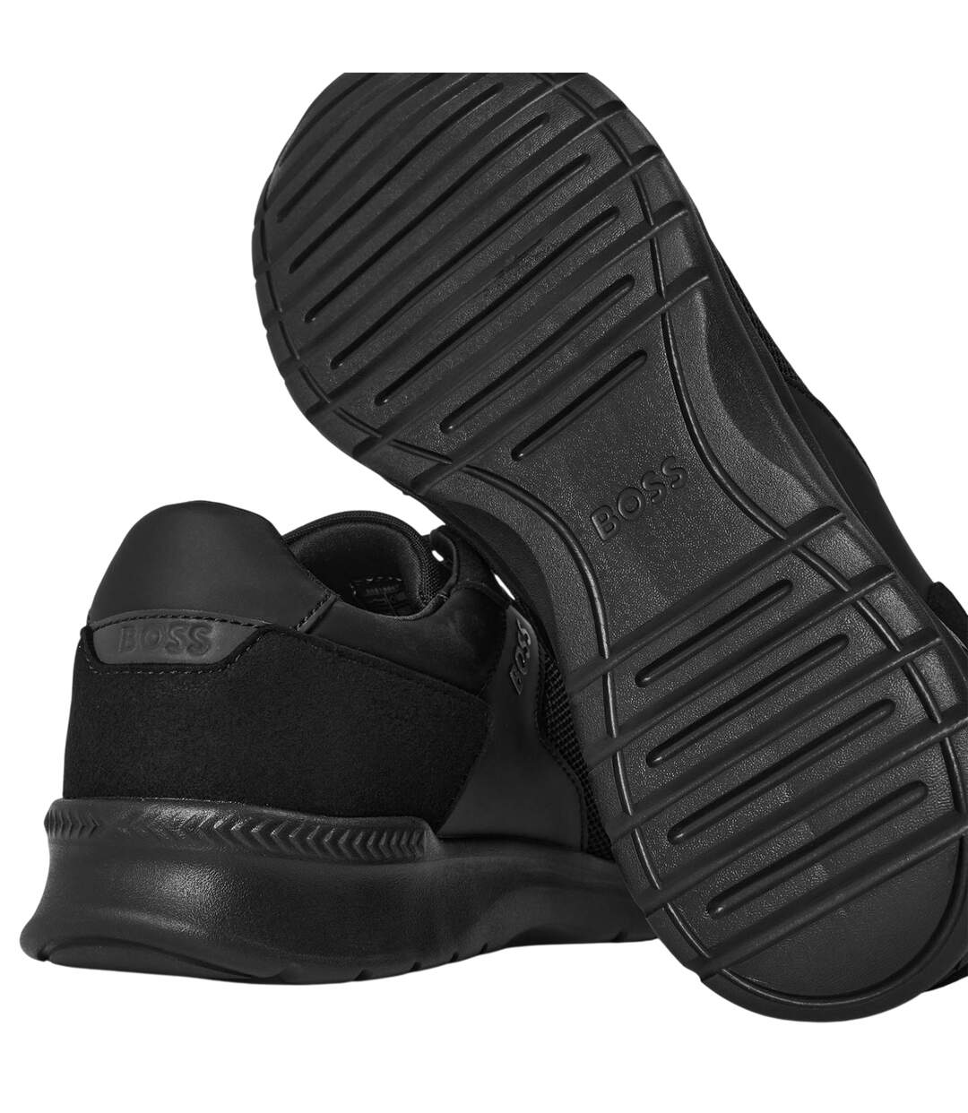 Mens Extreme Logo Trainers Black Boss-4
