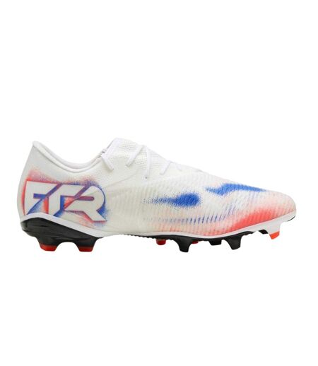 Mens Future 8 Match Low Cut Firm Ground Football Boots  White Puma
