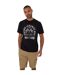 Unisex Adult Neilson Regular T-shirt Black Threadbare-2