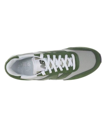 Mens 370 Suede Trainers Green New Balance