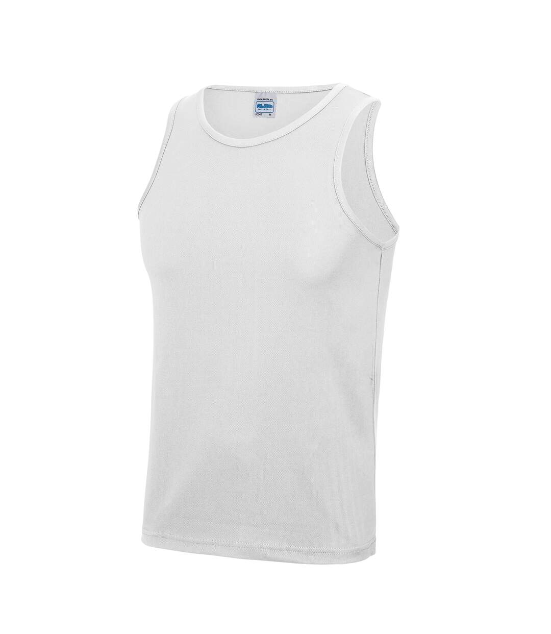 Homme blanc Débardeur sport uni Just Cool