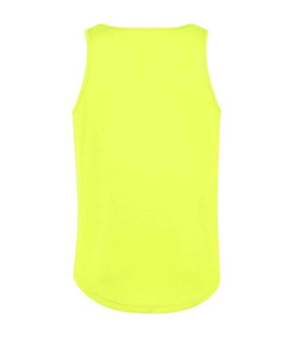 Mens tank top electric yellow AWDis Cool