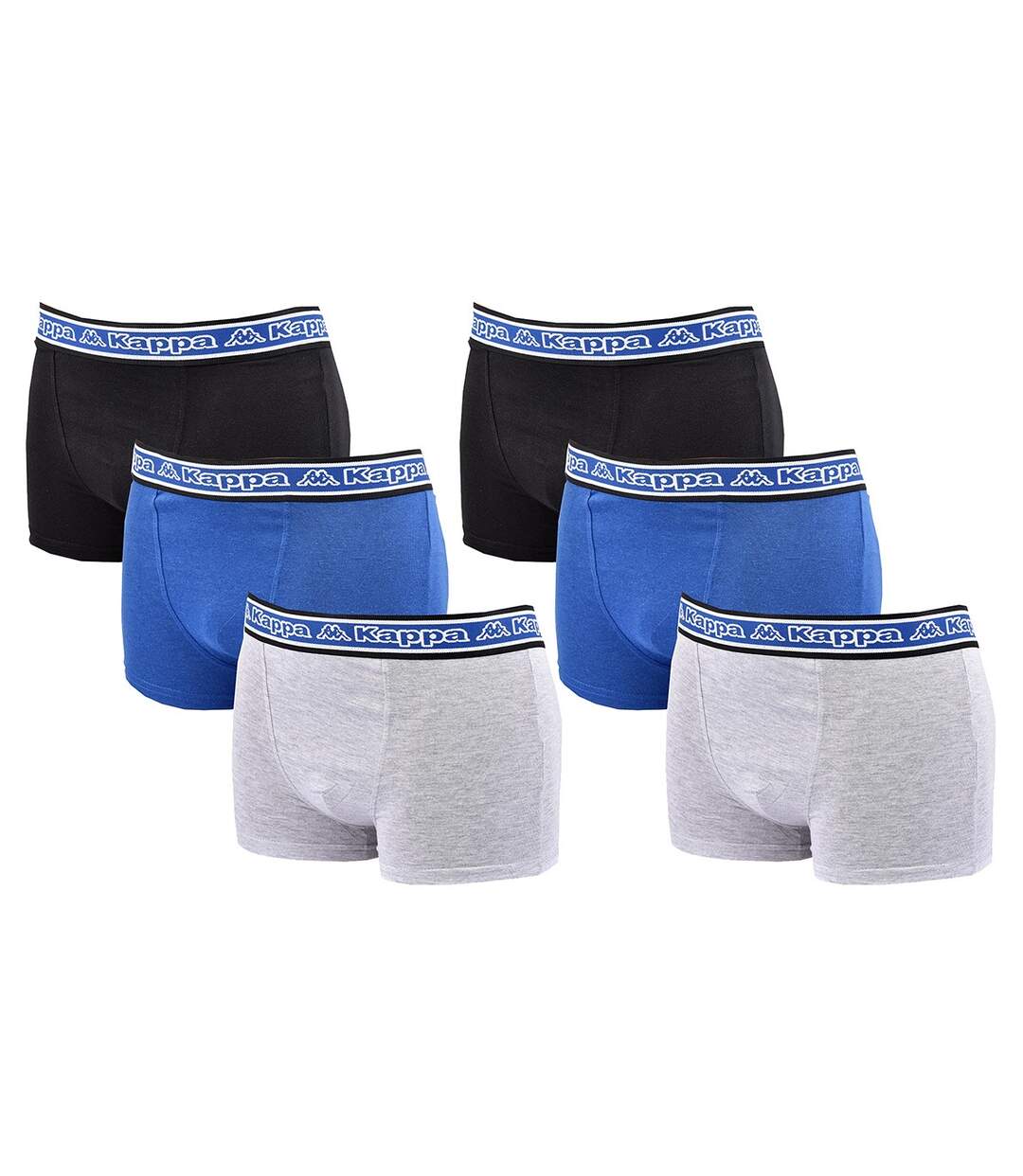 Boxer homme KAPPA Pack de 6 Boxers 1190-1