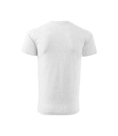 T-shirt Basic Homme Blanc Adler