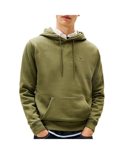 Sweat kaki homme tommy hilfiger tjm reg s flag