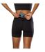 Womens/ladies Slim Shorts Black Nathan-3