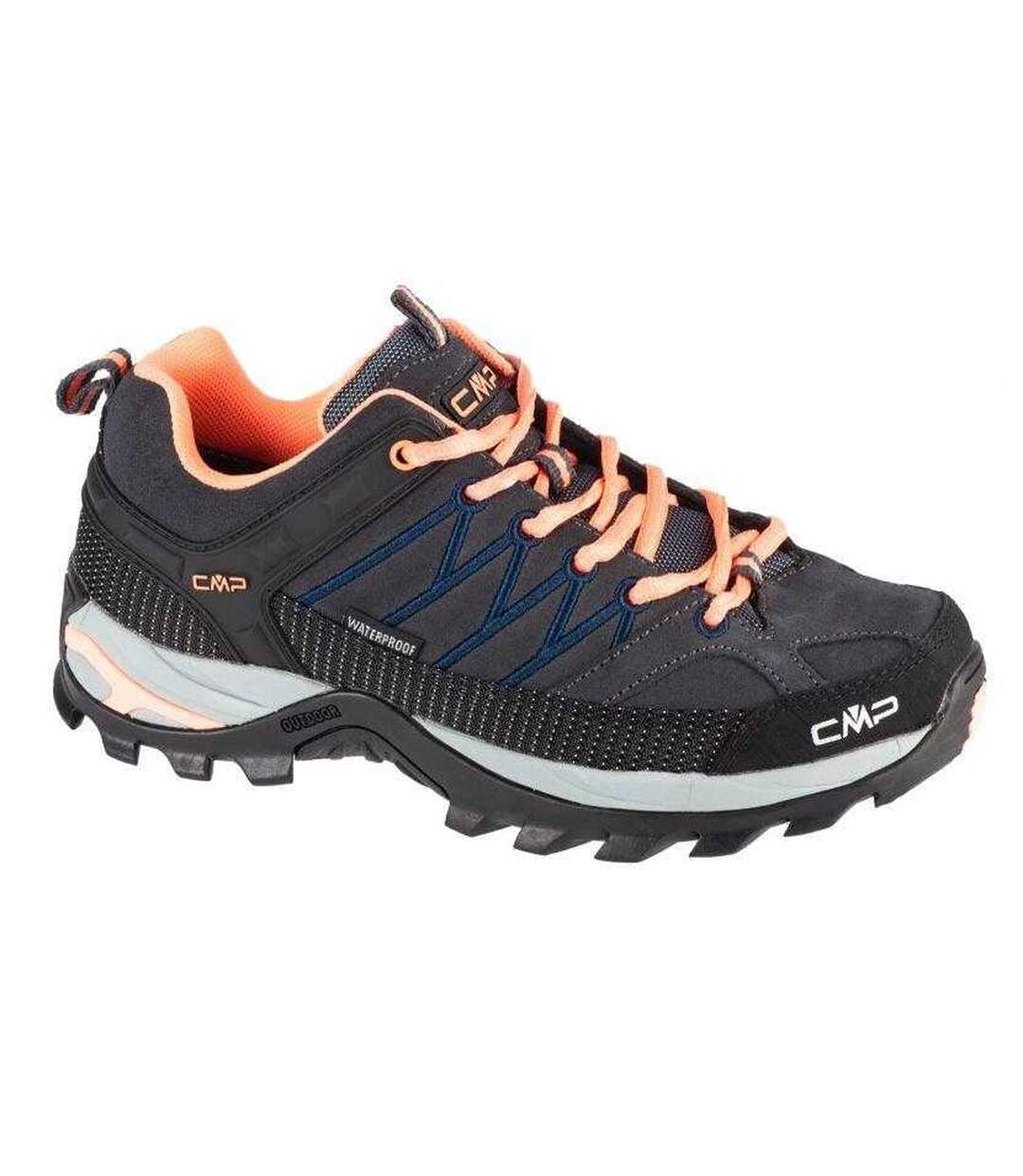 Chaussures De Randonnée Rigel Femme Noir Orange CMP-1
