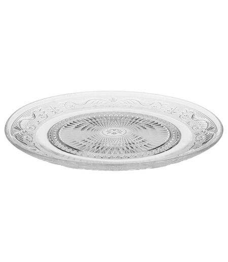 Lot de 6 Assiettes Plates Renaissance 29cm Transparent