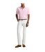 Mens Pima Cotton Slim Short-sleeved Polo Shirt Pink Ralph Lauren-4