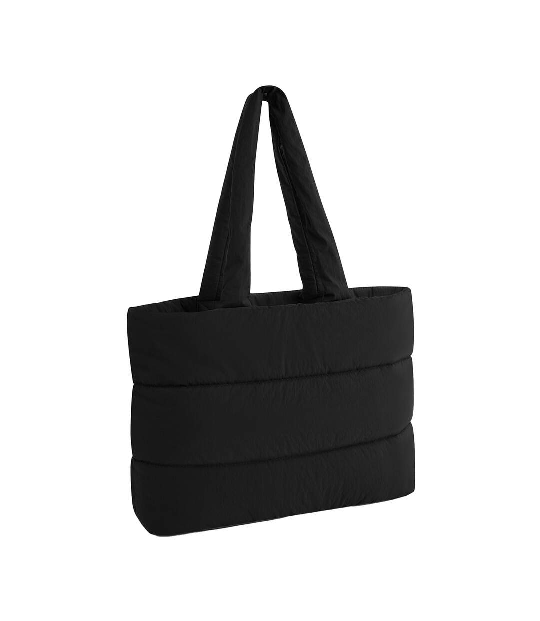 Tote Bag Motif/style Matelassé Taille Unique Noir Bagbase-1