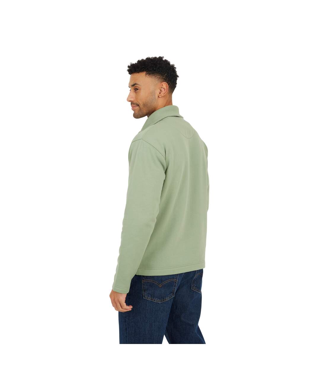 Sweat Homme Vert Turquoise Pâle Brave Soul-3