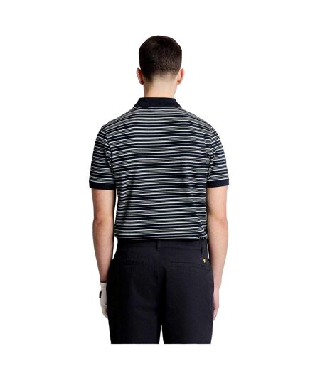 Polo De Golf Motif/style À Rayures Homme Bleu Marine Bleu À Rayures Lyle & Scott