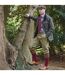HJ Hall - Chaussettes de Chasse Homme en Laine Mérinos Motif Losanges Chaudes-4