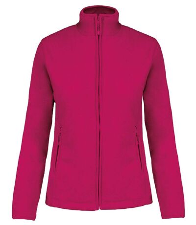 Veste micropolaire zippée - Femme - K907 - rose fuchsia