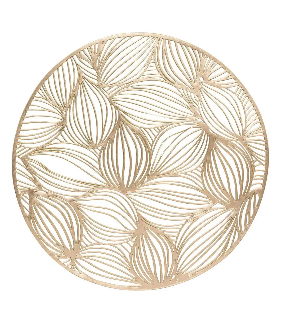 Set de Table Rond Ajouré Automne 38cm Doré-1