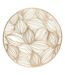 Set de Table Rond Ajouré Automne 38cm Doré-1