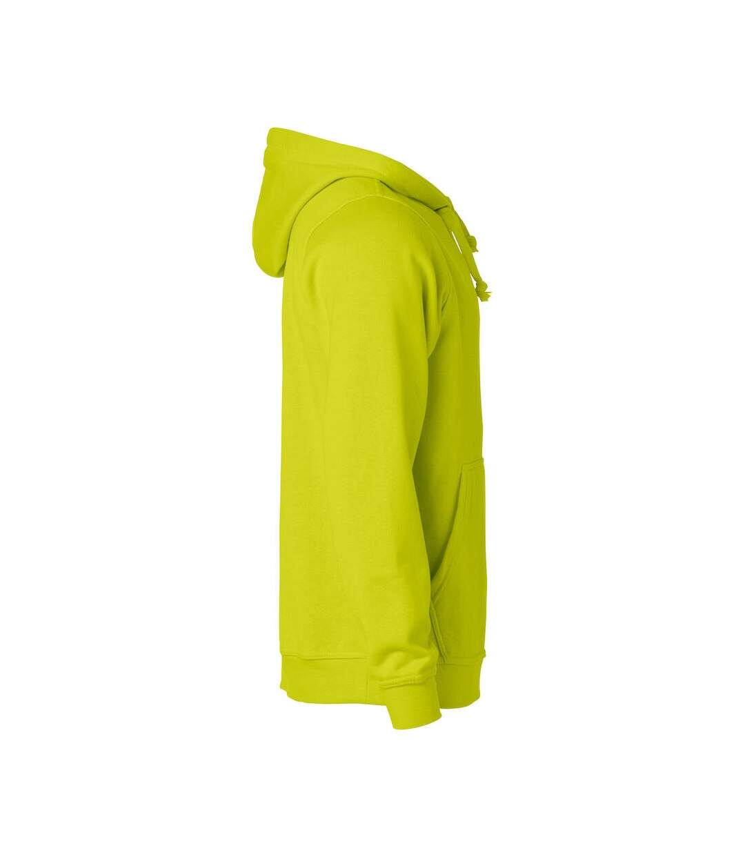 Sweat à capuche basic adulte vert fluo Clique