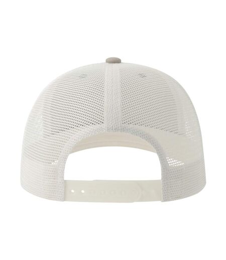 Casquette Trucker Motif/style 6 Panneaux Sonic-s Adulte Bleu Marine Gris Blanc Atlantis Headwear