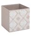 Boîte de Rangement Réversible Bohema 31x31cm Beige-1