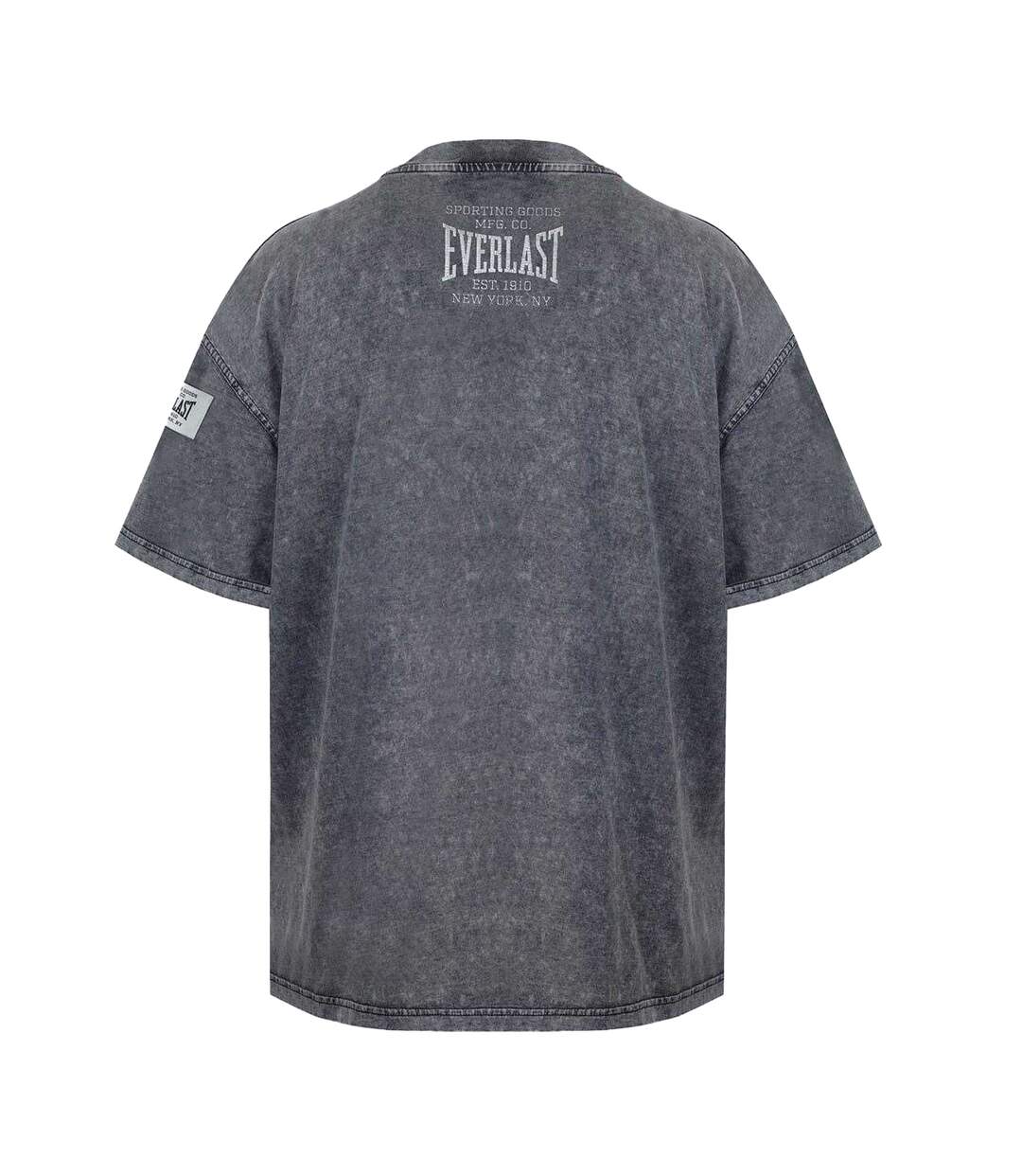 T-shirt Motif/style Logo Nyc Homme Gris Délavé Everlast-2