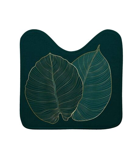 Tapis Contour WC Microfibre Jade 45x45cm Vert