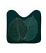 Tapis Contour WC Microfibre Jade 45x45cm Vert-1