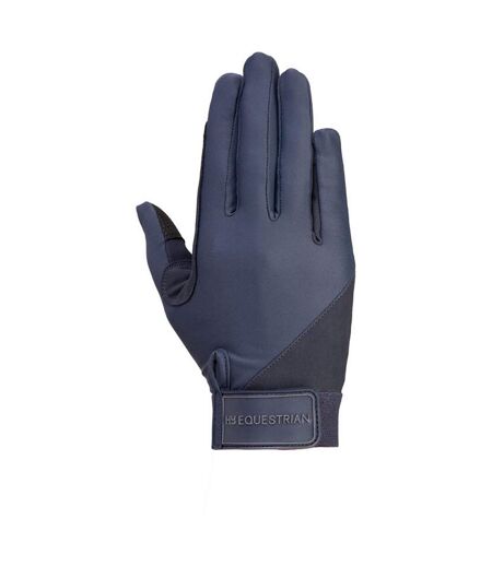 Gants d´équitation adulte bleu marine Hy