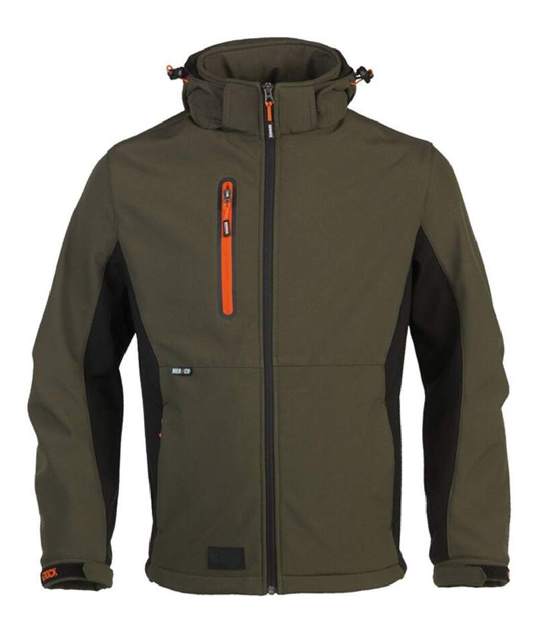 Veste de travail softshell - Homme - HK175 - kaki foncé-2