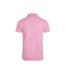 Mens miles pique organic polo shirt pink Weird Fish-2